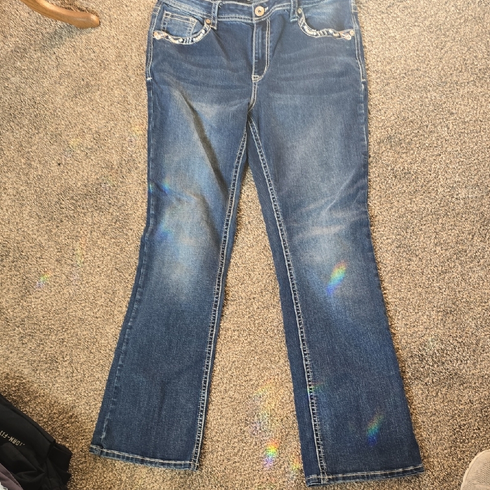 Like New CHARM ME Classic Blue Boot Cut Women's Jeans
